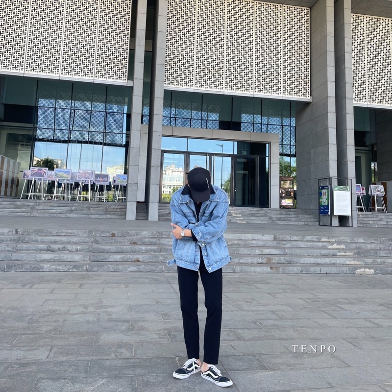 Áo Khoác Bò Form Rộng Unisex | Denim Jacket