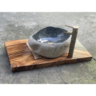 Lavabo đá tự nhiên cuội ( chỉ chậu đá 🪨)