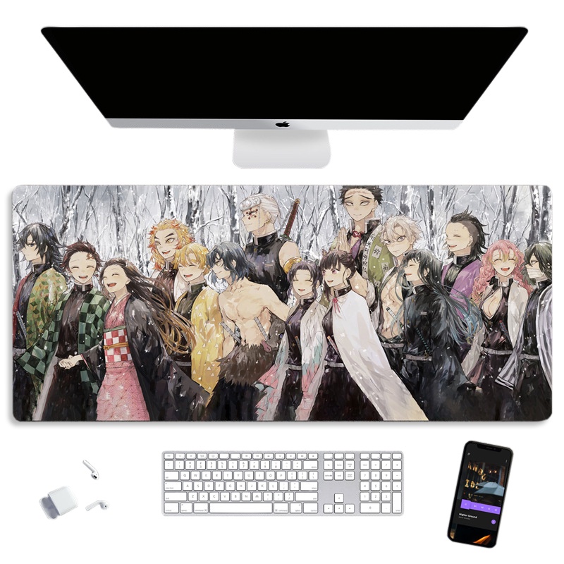 Tấm Lót Chuột Gaming Cỡ Lớn 90x40cm Siêu Dày 3mm GenShin Impact Mouse Pad Anime