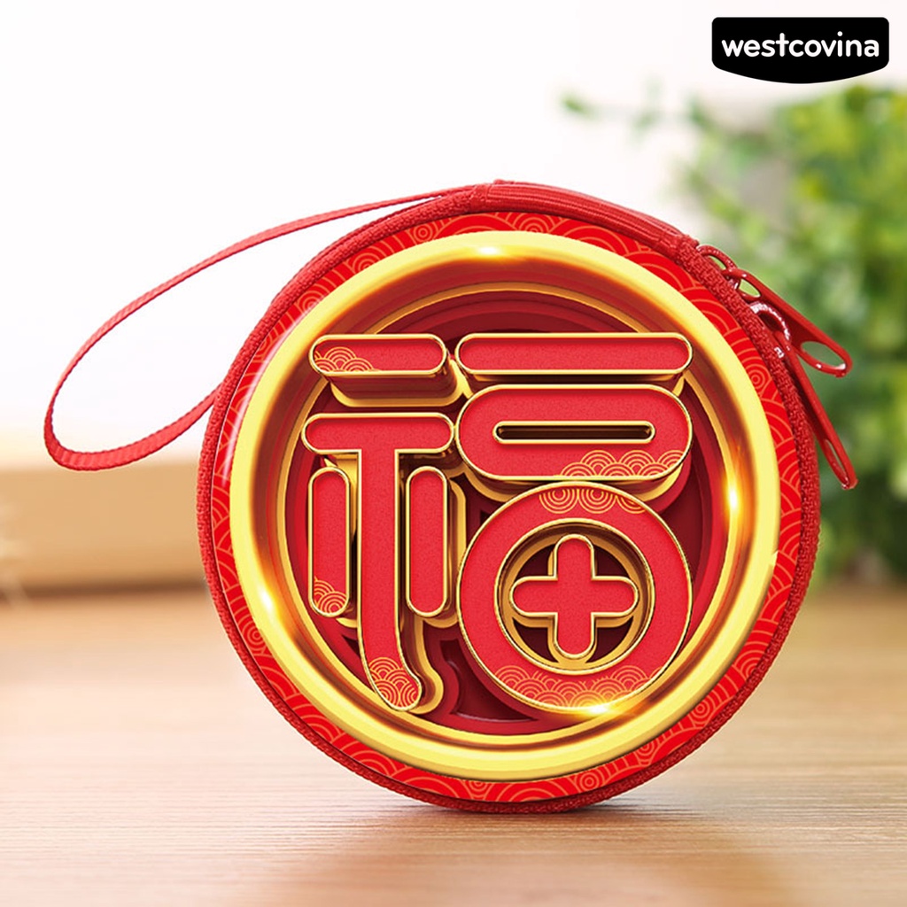 [Hot]☃Ví Khóa Kéo May Mắn Cho Bé