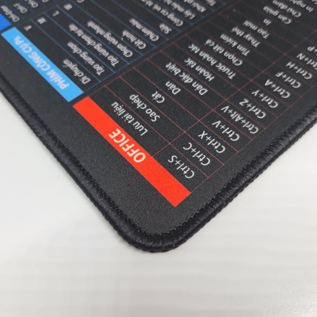 Bàn di chuột khâu viền Goldtech dầy 4mm