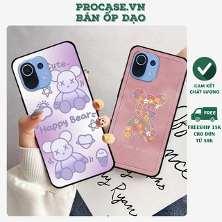 Ốp lưng Xiaomi Mi 11 / Mi 11 Lite in hình bearbrick, kwas cute, dễ thương. ốp chống sốc bền đẹp