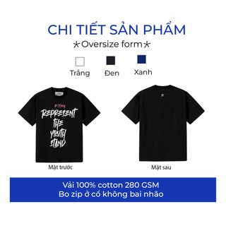 Áo thun Tshirt Oversize REPRESENT - thương hiệu 84RISING