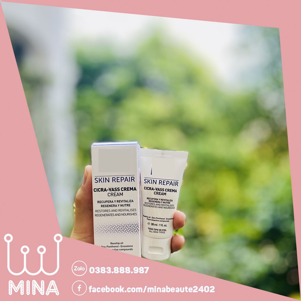 Kem Dưỡng Tái Tạo & Phục Hồi Da Nhạy Cảm - Skin Repair Cicra Vass Cream