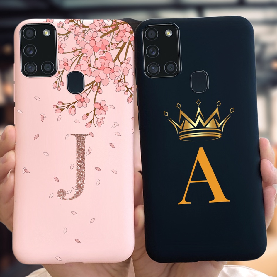 Ốp Điện Thoại Mềm Chống Sốc In Chữ Cho Samsung Galaxy A21s SM-A217F Samsung A21s A 21s A217F