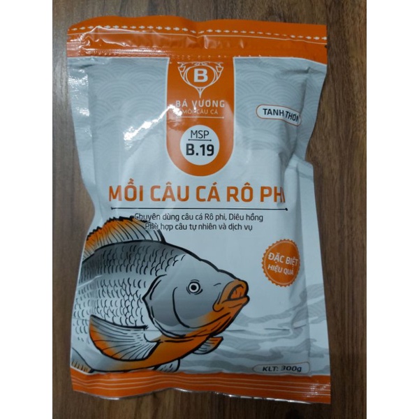 Mồi câu cá rô phi B19 (300g) - Mồi câu Bá Vương