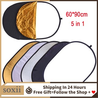 Tấm Hắt Sáng Chụp Ảnh 5 Trong 1 Somixii 60x90cm