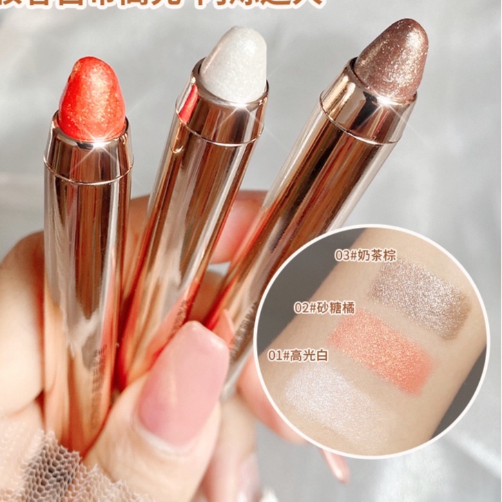 Bút đánh mắt 2 đầu nhũ đa năng - Sản Phẩm Siêu Hot Hiện Nay Lên Tone Rất Đẹp