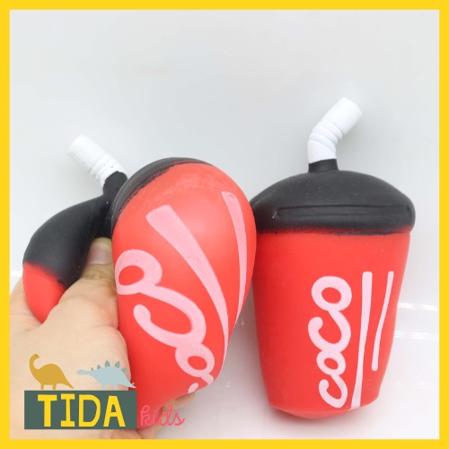 Nước Ngọt Bóp Mềm ⚡ HOT TREND ⚡ Squishy Mochi Coco Cute, Đồ Chơi Xả Stress Xua Tan Căng Thẳng, Đồ Chơi TiDa Kids Shop