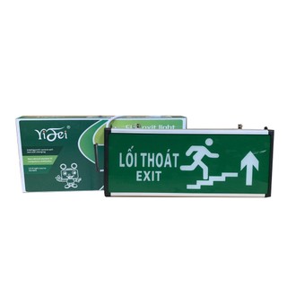 Đèn exit chỉ hướng thoát hiểm 1 mặt YiFei, chỉ lên hoặc chỉ xuống cầu thang