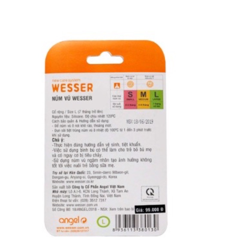 NÚM WESSER CỔ RỘNG-CỔ HẸP bán chạy nhất shop