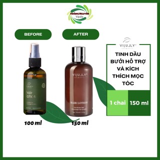 Tinh dầu bưởi Vijully kích mọc dài tóc,giảm rụng tóc, hair lotion 150ml
