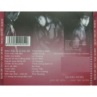 Bộ 5 cd Quang Dũng