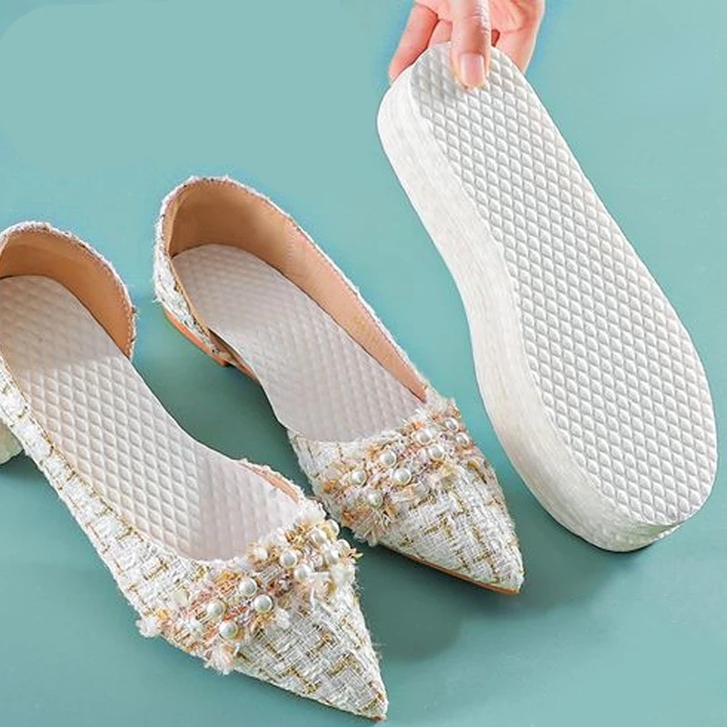 1 Cặp Đệm Lót Giày Mềm Mại Thoáng Khí Thấm Hút Mồ Hôi Chống Trượt Cắt Được Dành Cho Nam Nữ