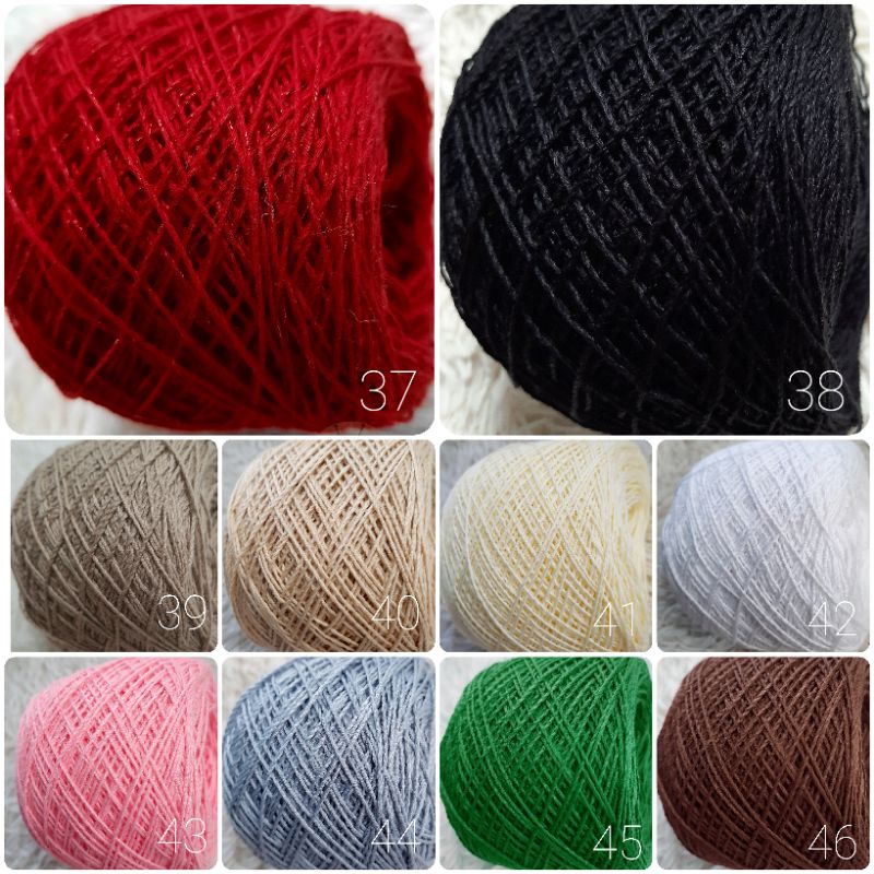 Sợi Cotton 100% se 0.8mm, đan móc áo mùa hè