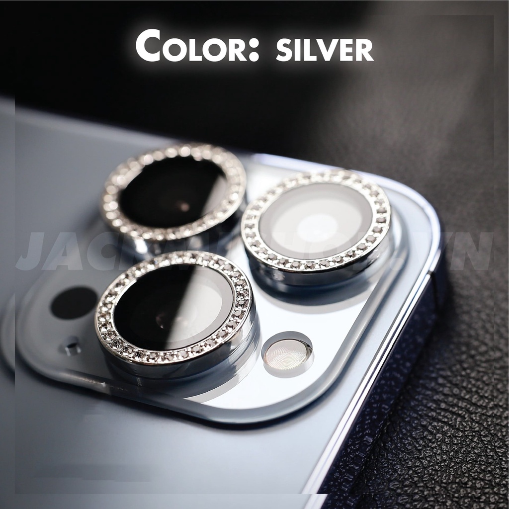 Bộ dán bảo vệ từng mắt Camera Đính Đá cho iPhone 15 Pro Max 15 Pro 14 Pro Max 13promax 13pro 13...12 12promax 11 Pro Max