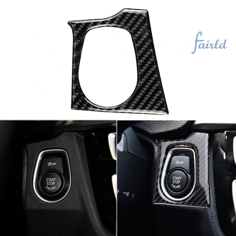 Viền Trang Trí Nút Khởi Động Xe Hơi BMW 3 Series F30 F34 Bằng Sợi Carbon