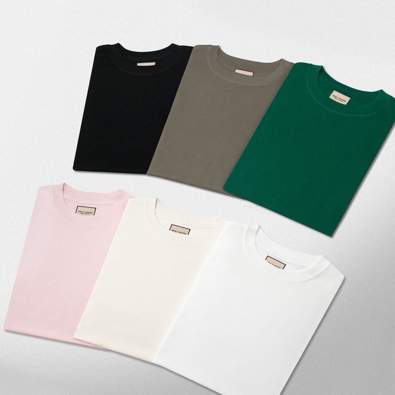 Áo thun unisex thời trang VA basic tee phông trơn nam nữ tay lỡ oversize form rộng