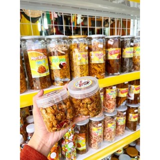 Tóp mỡ liền da rim mắm tỏi ớt 180g/500g/1kg