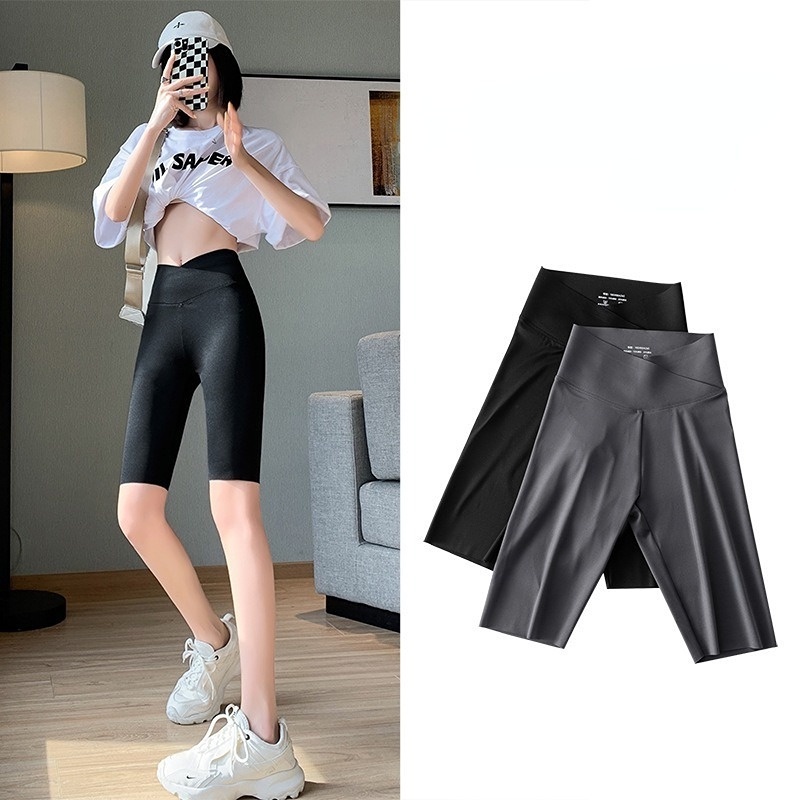 Quần Legging Mỏng Lưng Cao Thời Trang Mùa Hè Cho Nữ