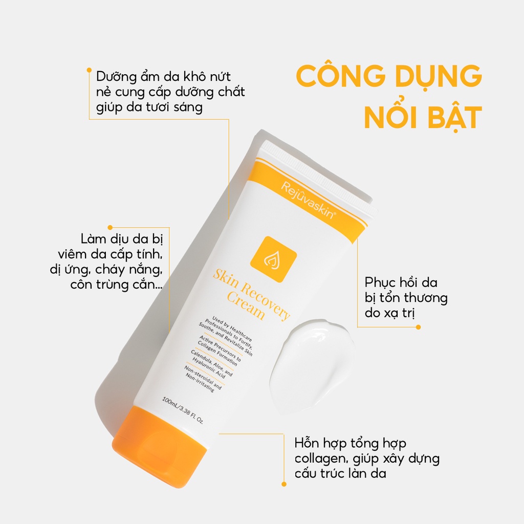 Kem Dưỡng Ẩm và Phục Hồi Da Rejuvaskin Skin Recovery Cream 100ml