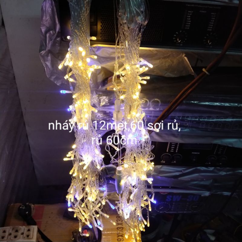 (sale)đèn thả rèm 12met rủ 60cm
