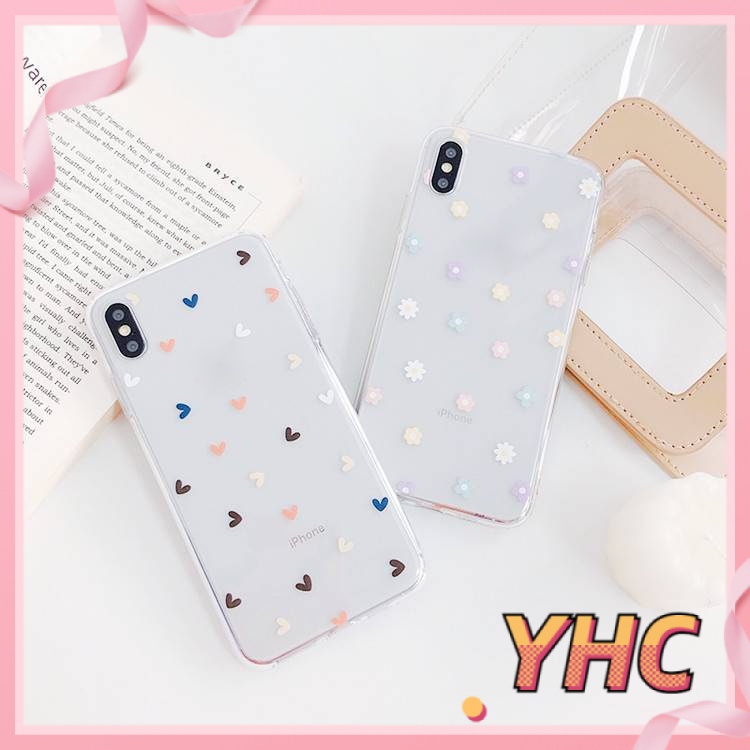 ốp iphone TPU Trong Suốt Hình Hoa tương thíchIphone6 6splus 7 7plus 8 8plus XR X XS 12 11 Pro max Plus 13 Promax-799