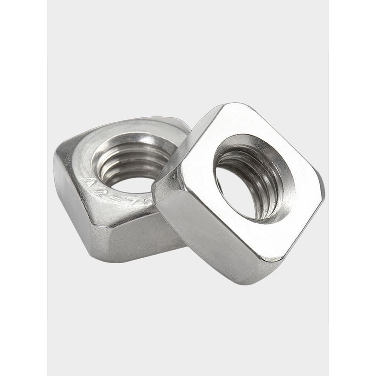 Đai Ốc Hình Vuông Bằng Thép Không Gỉ M3 M4 M5 M6 M8 M10 M12 304 / 316