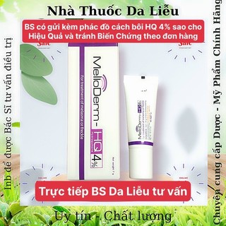 Kem bôi ngừa thâm nám melloderm hq 4%