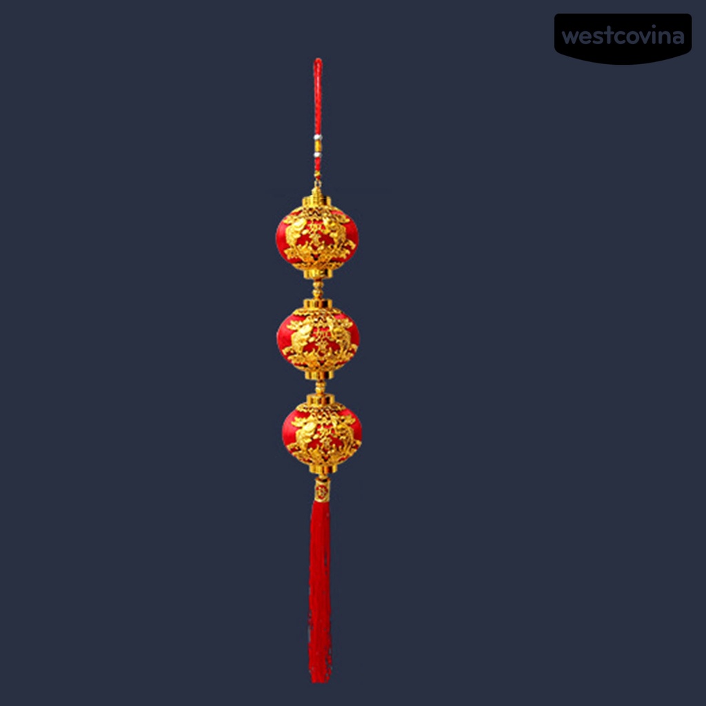 [Hot]☃Lồng Đèn Treo Trang Trí Năm Mới 2022 Bằng Nhựa Chống Vỡ