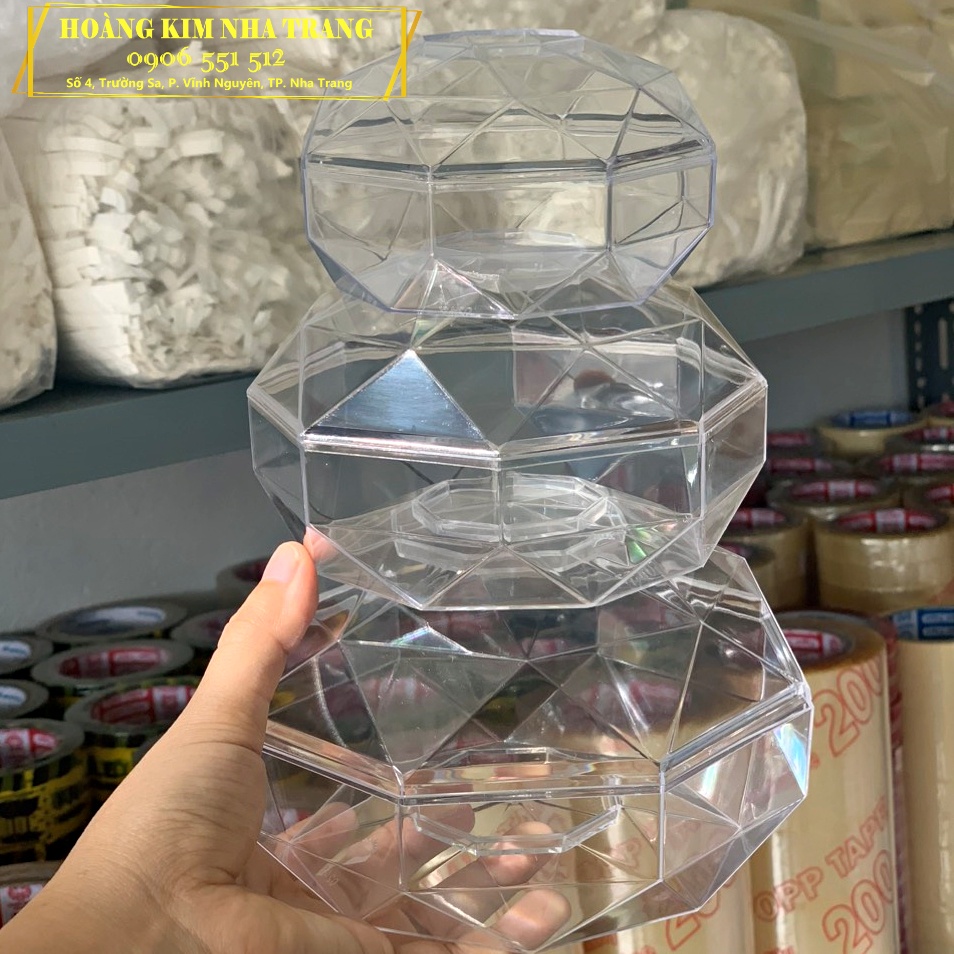 Combo 10 Hộp Kim Cương đựng yến sào 100g/50g/30g - Giá rẻ, dày dặn