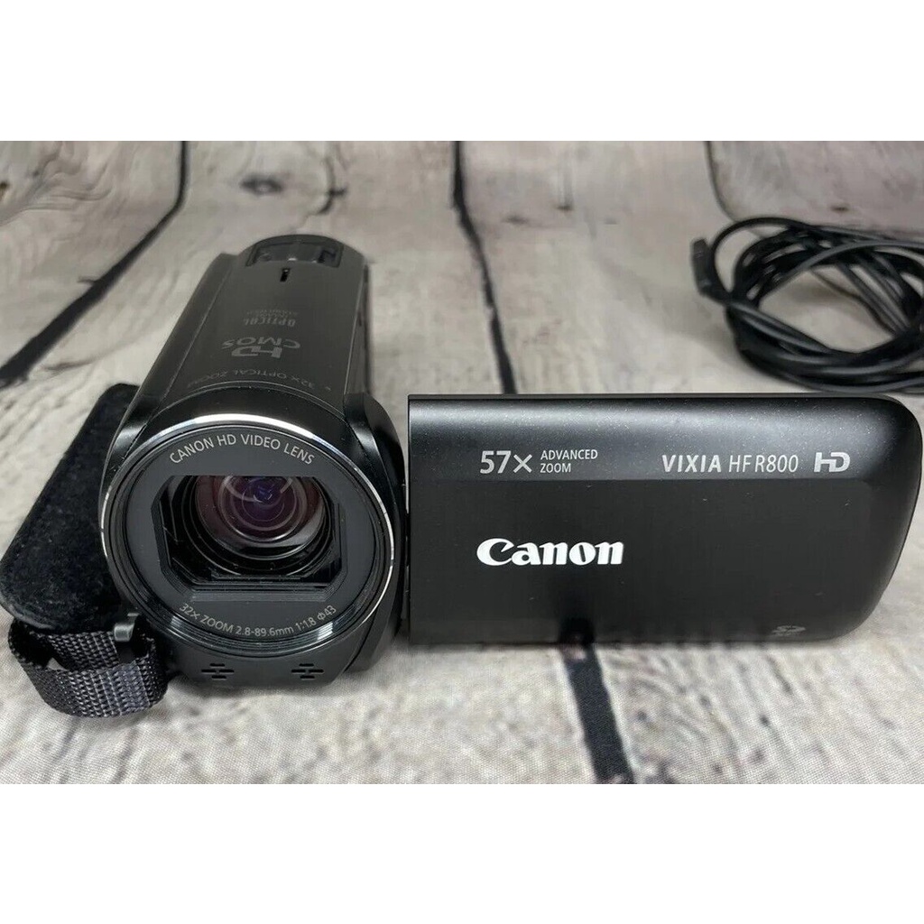 Máy quay Canon VIXIA HF R800 Camcorder - Quay FullHD 60fps - Siêu zoom 57x - Mới 98%