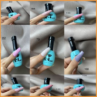 [XẢ HÀNG] Sơn gel NL mẫu mới nhất 2022 chai tròn chắc chắn  dùng máy hơ tone màu hồng nude nhiều màu sắc chai 15ml s1