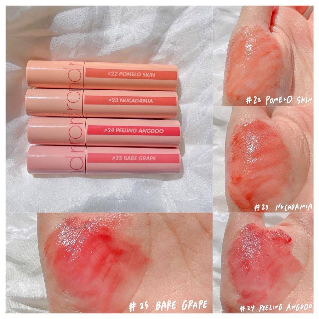 Son rom&nd JUICY LASTING TINT có sẵn đủ các màu, mua buôn tất cả sp của hãng liên hệ