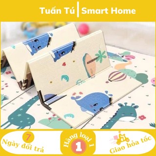 Thảm Xốp XPE Trải Sàn Cho Bé Chống Thấm, Thảm Xốp Gấp Gọn Silicon 2 Mặt Chống Trơn Trượt Trẻ Nhỏ