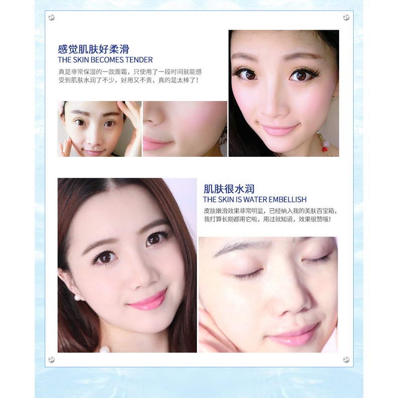 Kem cấp ẩm Hyaluronic Acid Bioaqua Kem cấp nước dưỡng da nội địa trung Luxuka BA11