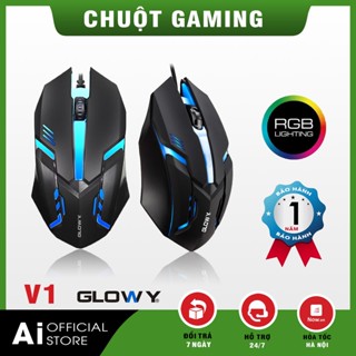   SALE SỐC  Chuột máy tính - Chuột Gaming - Gloway V1- Chính Hãng - LED RGB - Bảo hành 12 tháng!!! 