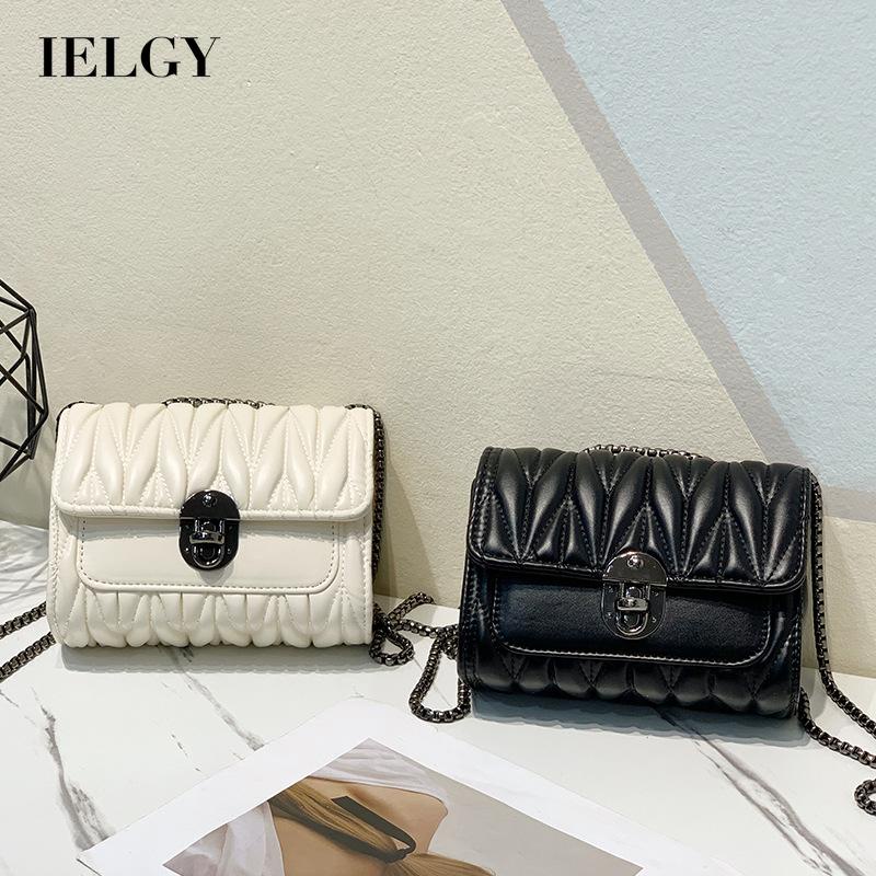 Túi Đeo Vai Phối Dây Xích Thời Trang Cho Nữ