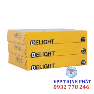 Giấy a4 delight định lượng 70gsm