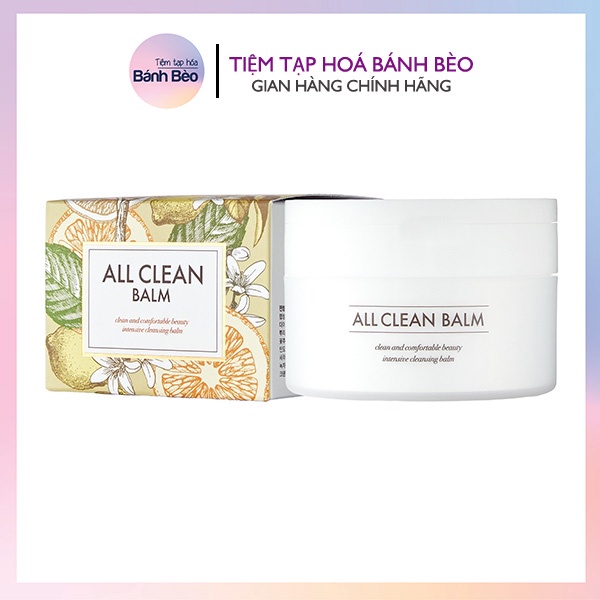 Sáp Tẩy Trang sạch sâu loại bỏ dầu thừa Heimish All Clean Balm - Mandarin new 2022 120ml/50ml