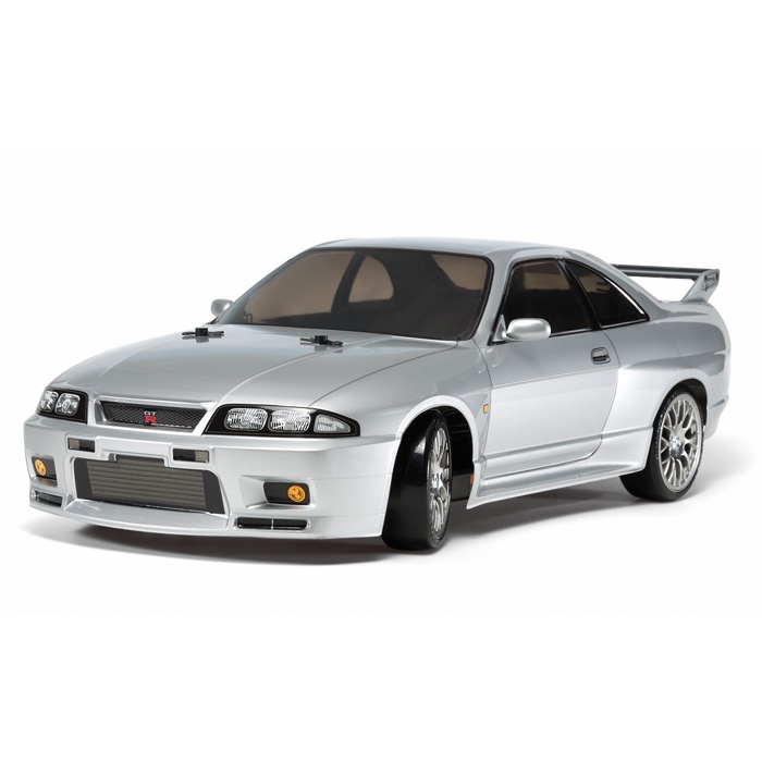 58604 Mô hình xe ô tô điều khiển từ xa 1/10 SCALE R/C 4WD HIGH PERFORMANCE RACING CAR NISSAN SKYLINE GT-R (R33)