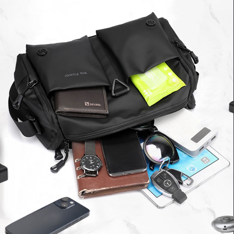 Túi Đeo Chéo Thể Thao Cỡ Lớn Bằng nylon Thời Trang Cho Nam