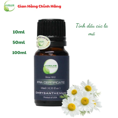 Tinh dầu xông thơm phòng CAROLINE hương Cúc La Mã 10ml/50m/100ml xông phòng thơm, khử mùi - Cam kết chính hãng