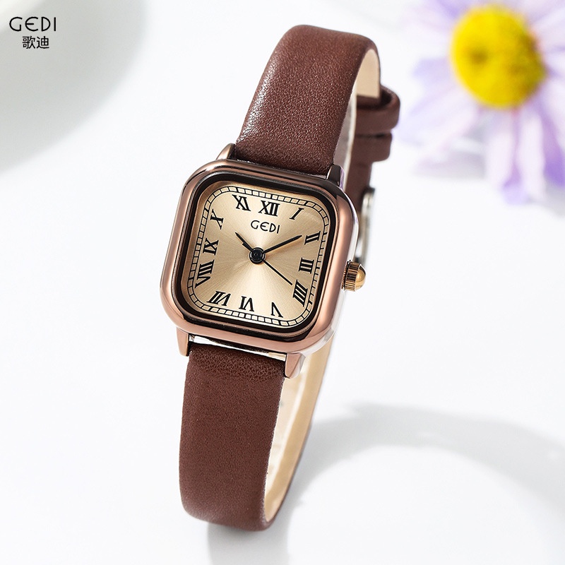 Đồng hồ nữ phong cách Hàn Quốc thời trang Giá Rẻ Tinh tế cao cấp tay đồ trang sức vàng vàng hồng bạc quà sinh nhật Chính Hãng xanh lá cây trắng đen tròn vuông Đẹp Đẳng Cấp ưa nhìn Cao Cấp xinh đẹp cổ trắng phù hợp với quần áo dây da Đai thép