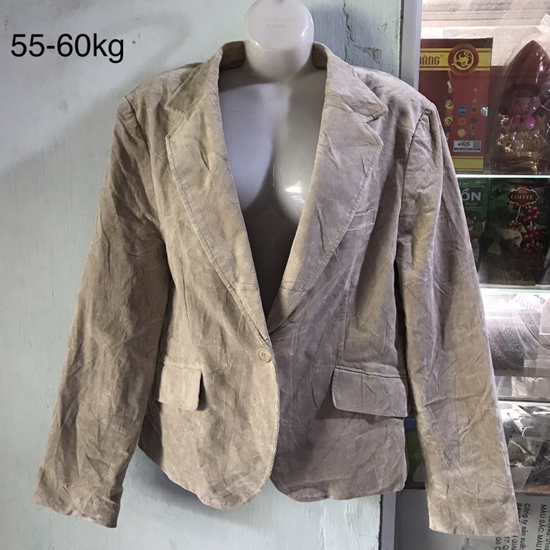 Hàng si tuyển. ÁO VES CÔNG SỞ VẢI NHUNG TĂM CHO NỮ