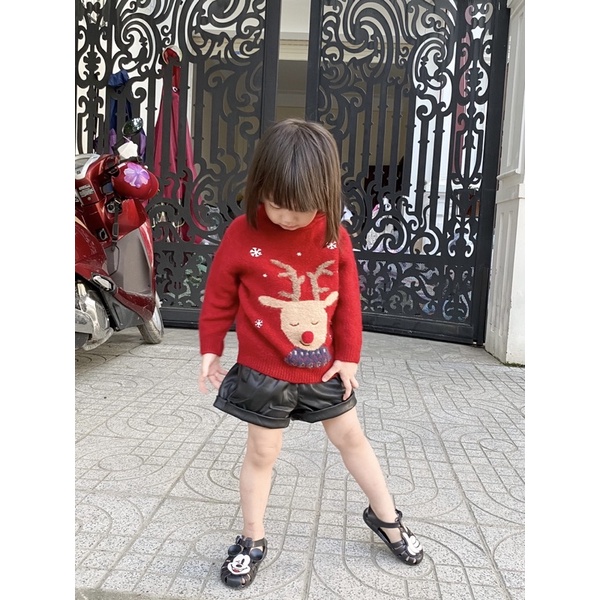 Áo Len Bé Trai & Bé Gái Tuần Lộc Đỏ ZR