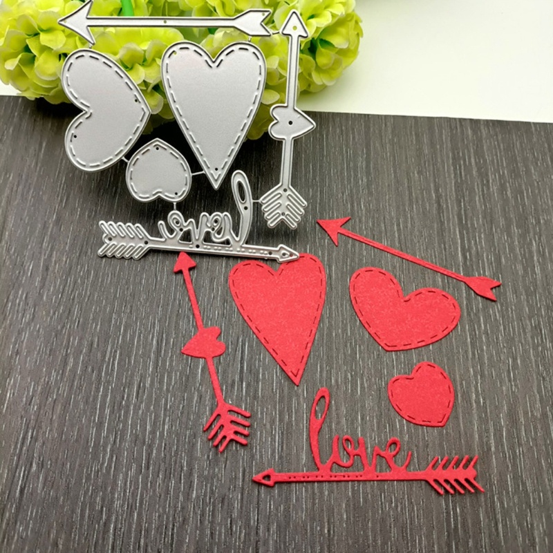 Khuôn Cắt Giấy Kim Loại Hình Trái Tim Xinh Xắn
