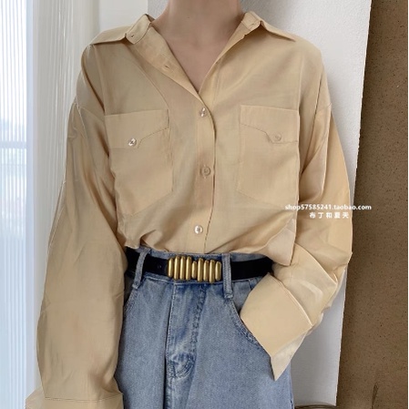 Thắt Lưng Da PU Phối Nút Phong Cách Retro Thời Trang Hàn Quốc