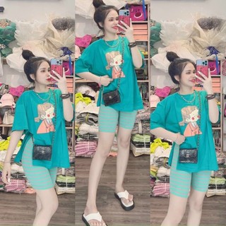Đồ bộ nữ quần đùi lửng đồ mặc nhà,đồ bộ gấu,bộ đi chơi,đồ ngủ nữ,đồ bộ ngủ mặc nhà, đồ bộ ngố, đồ thun mặc nhà