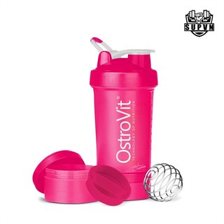 Bình lắc Ostrovit 2 Ngăn Đựng Nước Và Bcaa - Shaker lắc Whey Bcaa
